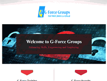 Tablet Screenshot of gforcegroups.com